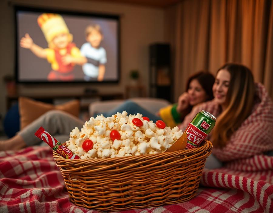 Movie Night Snack Basket